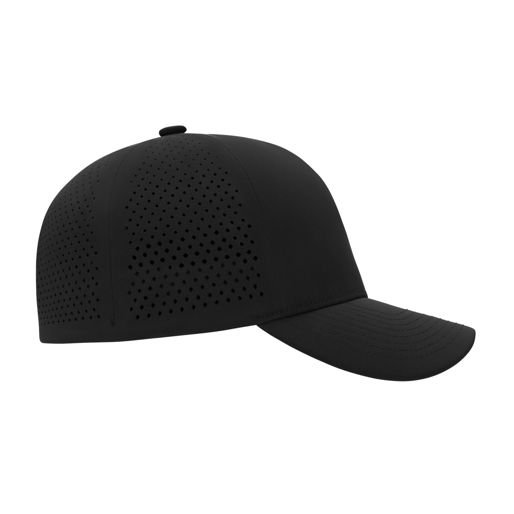 (MVP277) XSew™ 6 Panel Seamless Perforated Golf Fitted Cap