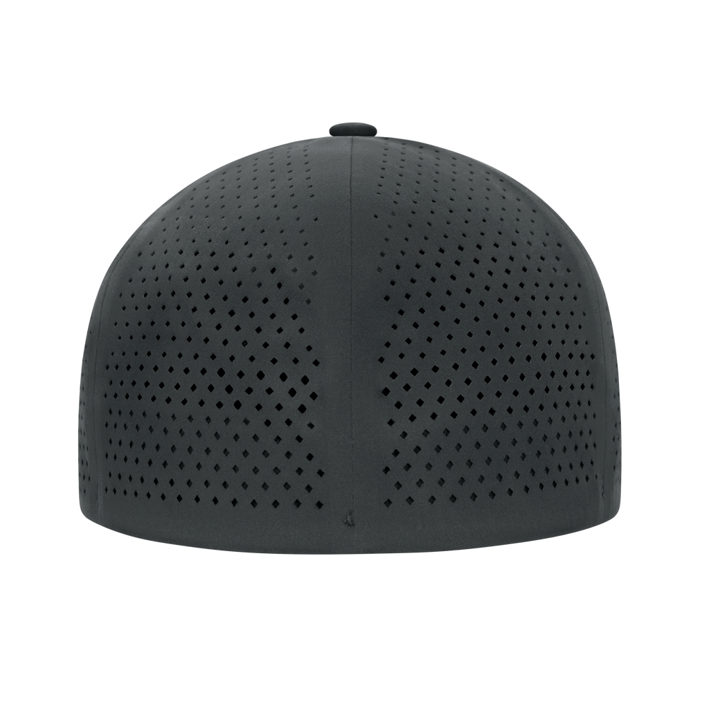 (MVP277) XSew™ 6 Panel Seamless Perforated Golf Fitted Cap