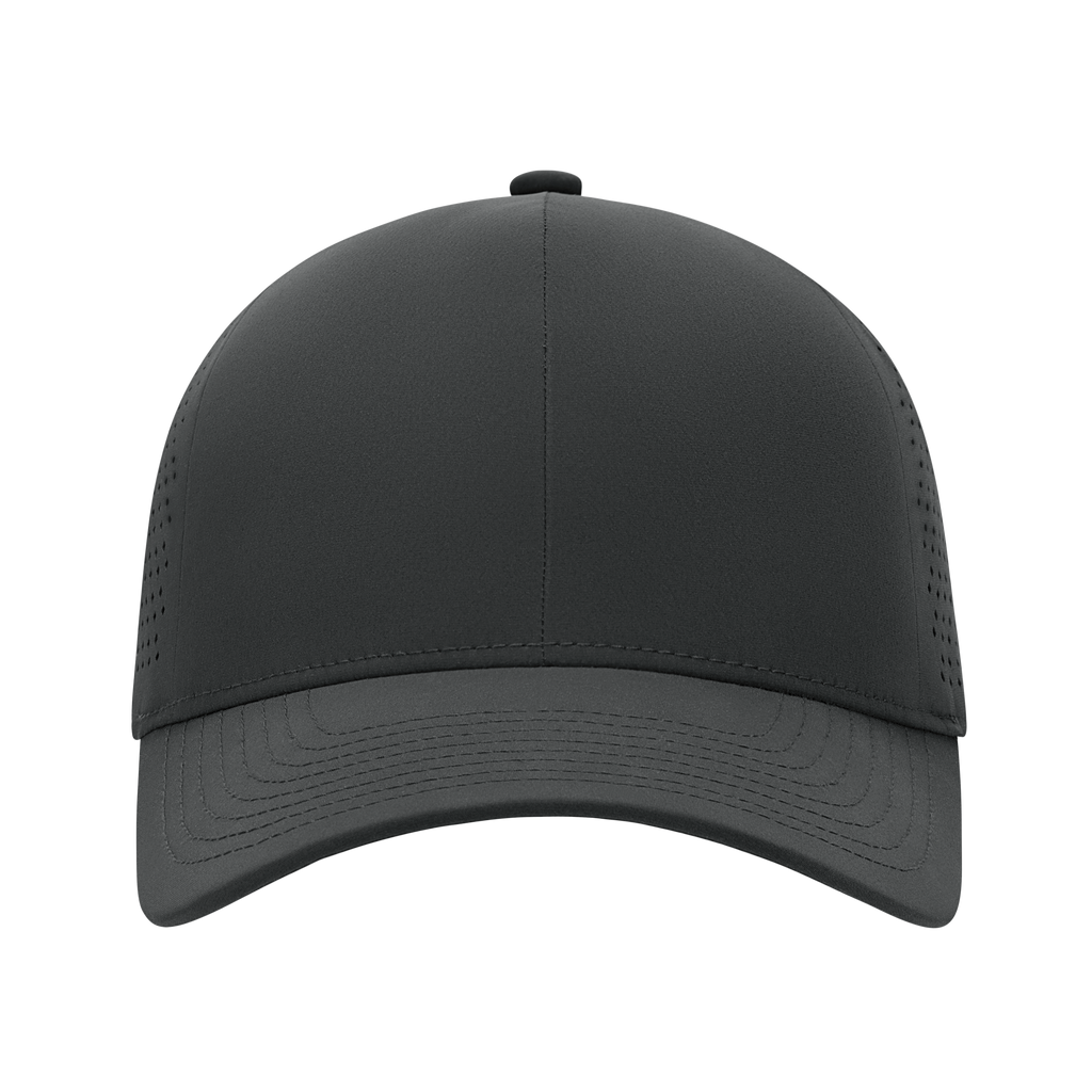 (MVP277) XSew™ 6 Panel Seamless Perforated Golf Fitted Cap