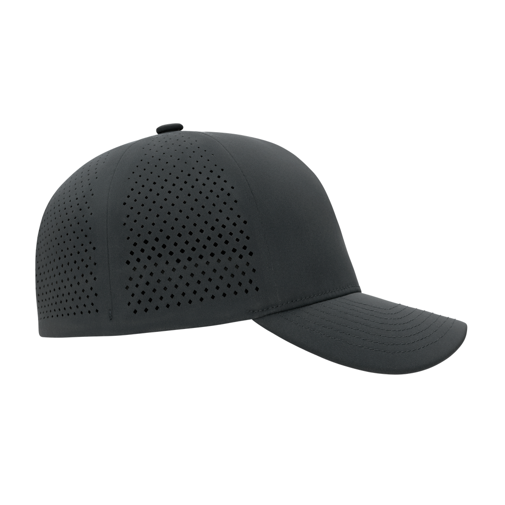 (MVP277) XSew™ 6 Panel Seamless Perforated Golf Fitted Cap