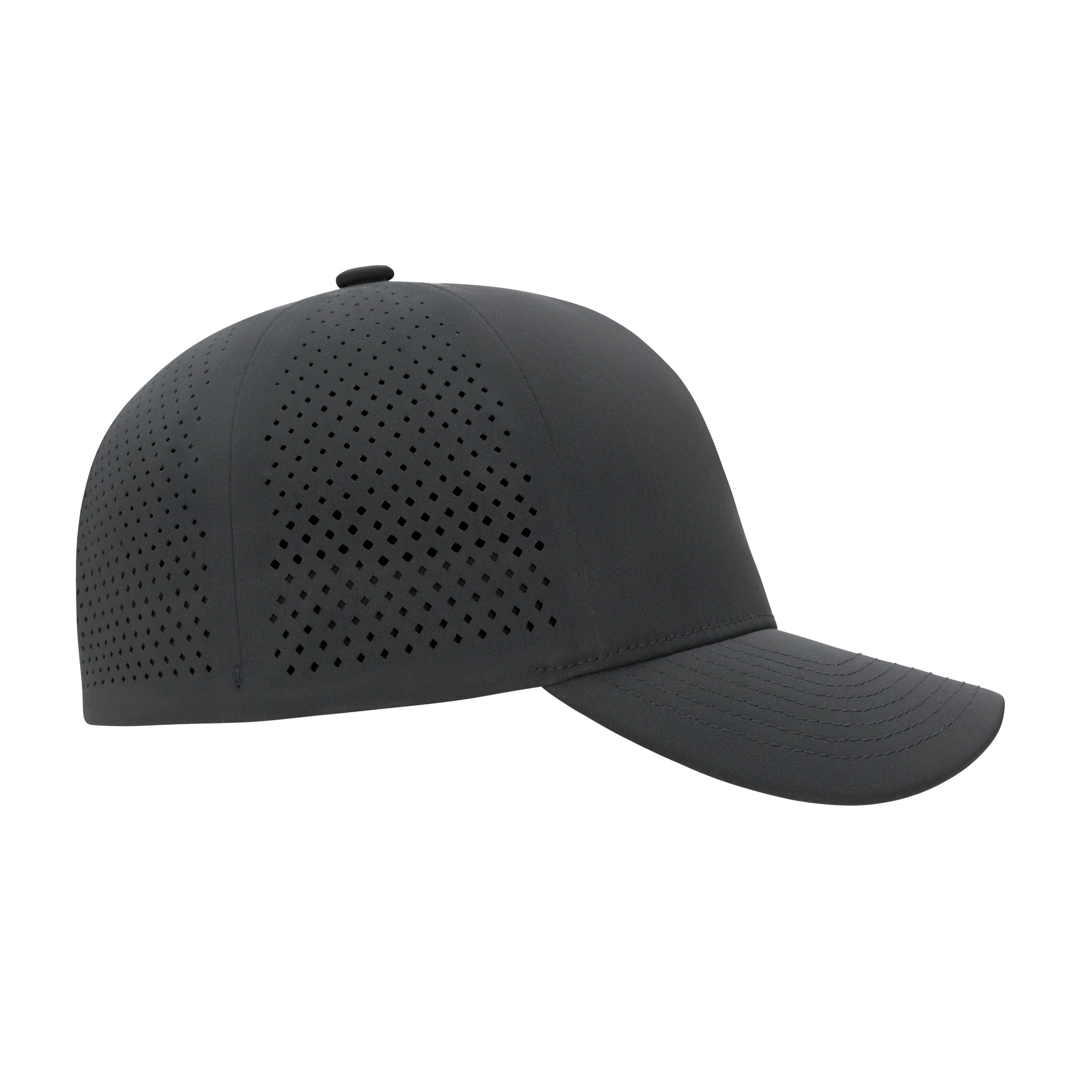 (MVP277) XSew™ 6 Panel Seamless Perforated Golf Fitted Cap