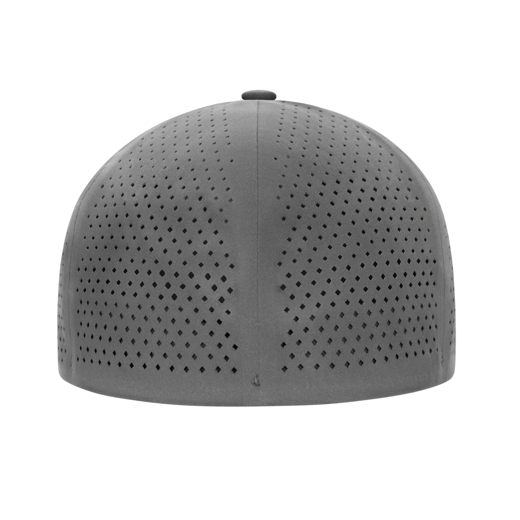 (MVP277) XSew™ 6 Panel Seamless Perforated Golf Fitted Cap