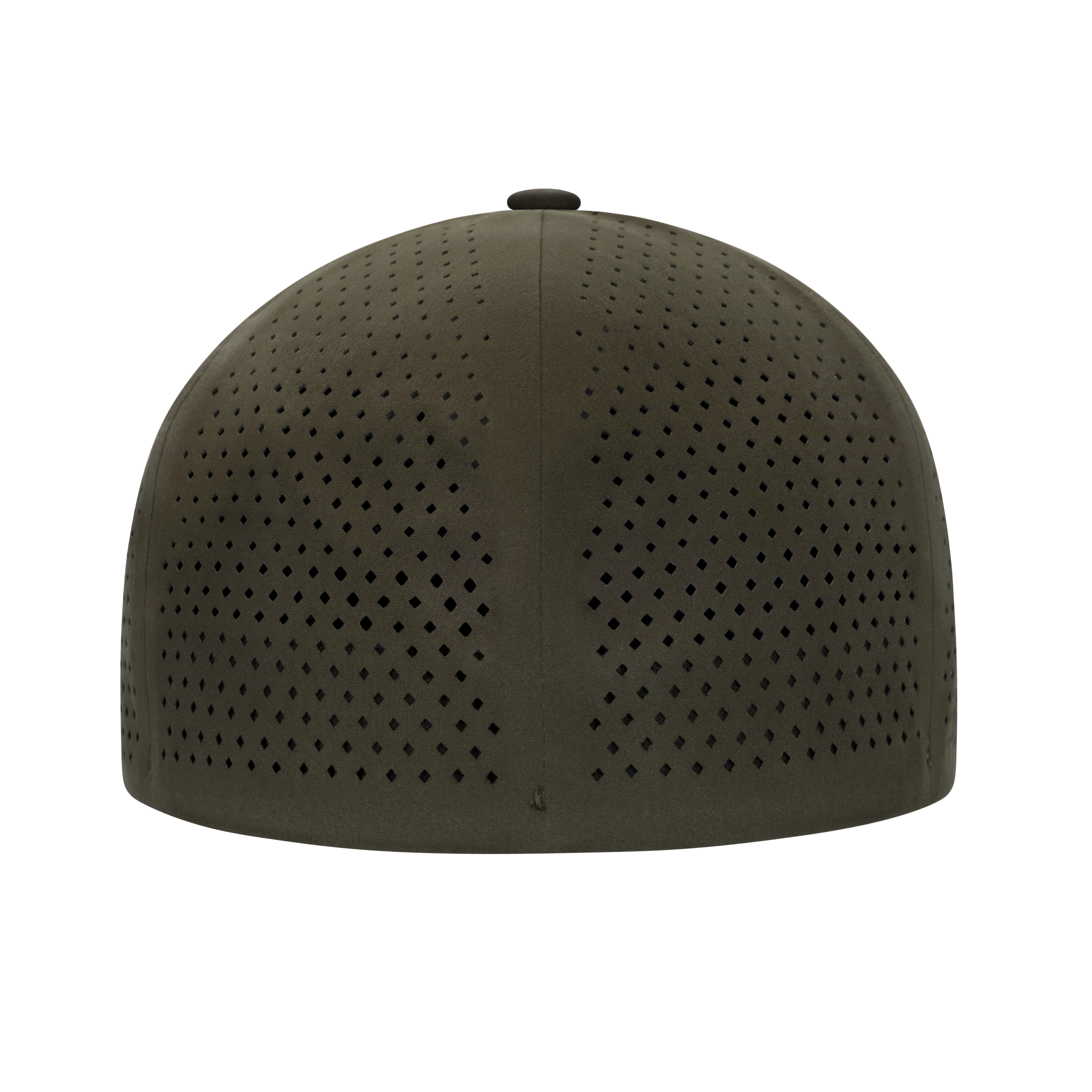 (MVP277) XSew™ 6 Panel Seamless Perforated Golf Fitted Cap