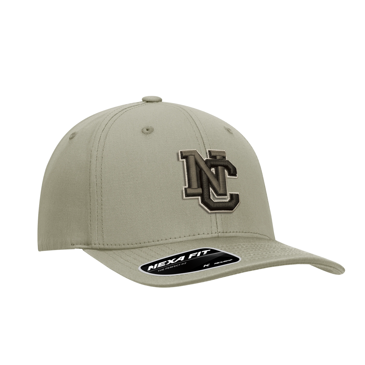 (ACE100) Nexa Fit™ 6 Panel Stretch Cotton Fitted Cap