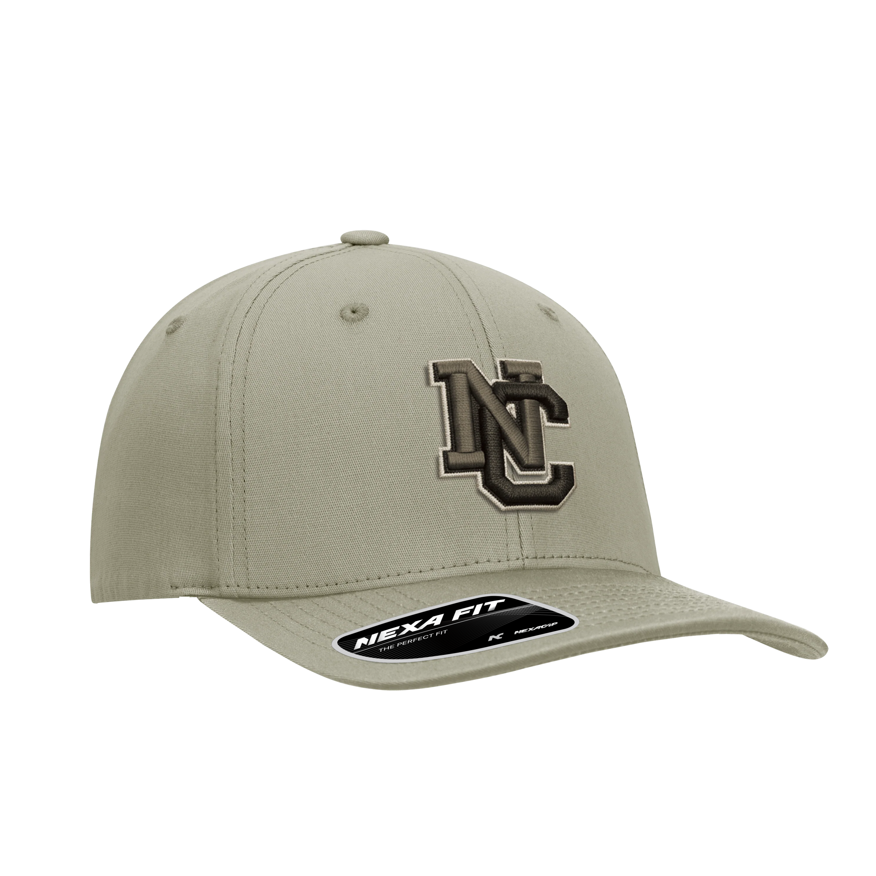(ACE100) Nexa Fit™ 6 Panel Stretch Cotton Fitted Cap