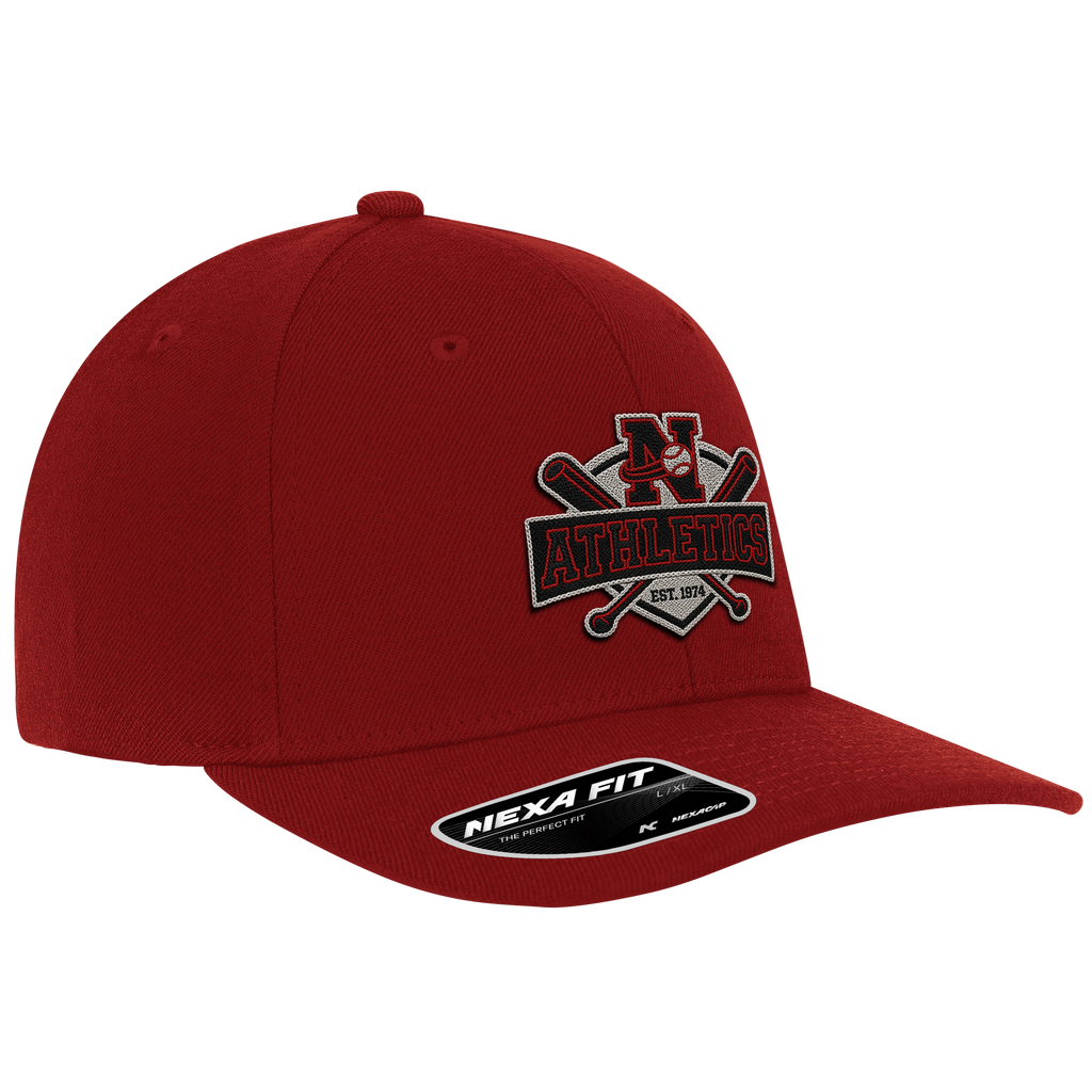 ACE700 Nexa Fit 6 Panel Acrylic Wool Fitted Cap