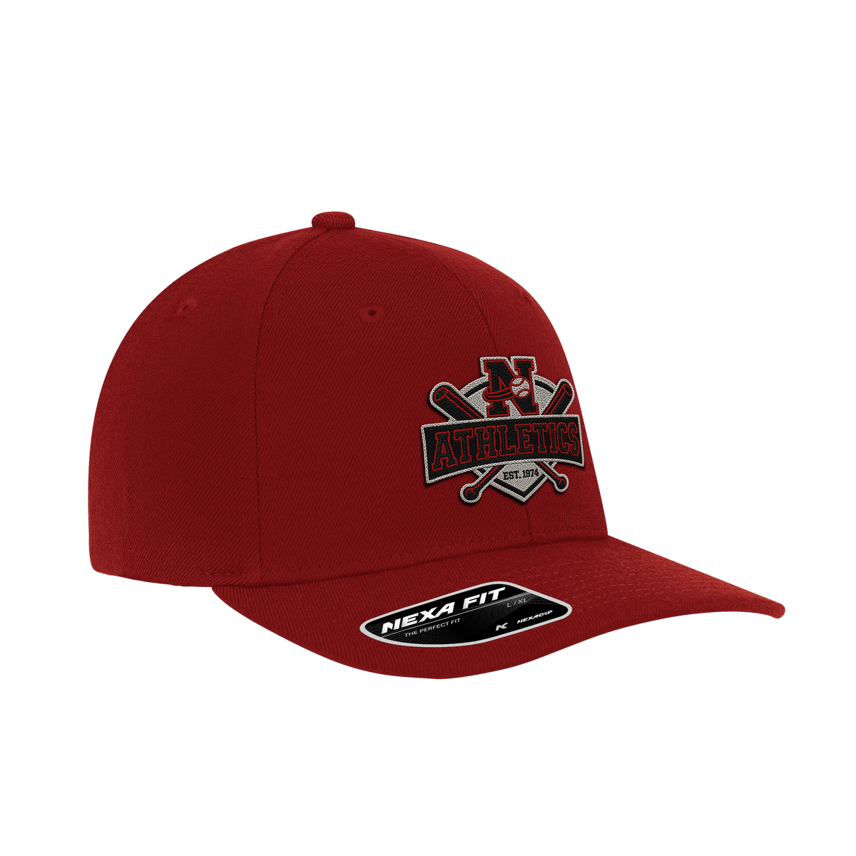 ACE700 Nexa Fit 6 Panel Acrylic Wool Fitted Cap