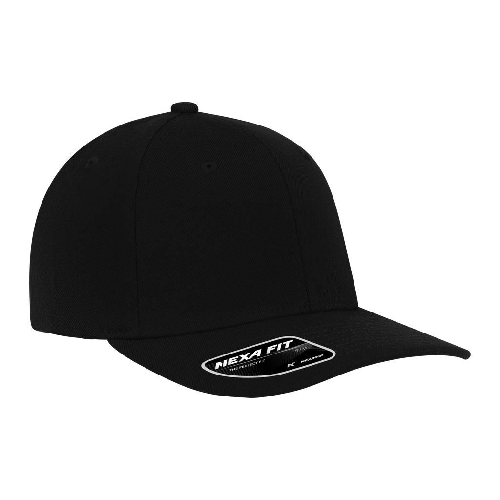 (ACE700) Nexa Fit™ 6 Panel Acrylic Wool Fitted Cap
