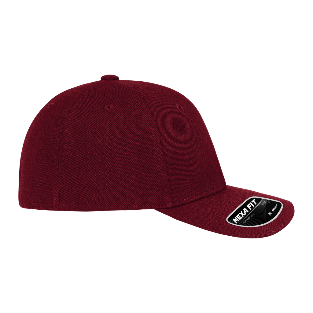 (ACE700) Nexa Fit™ 6 Panel Acrylic Wool Fitted Cap