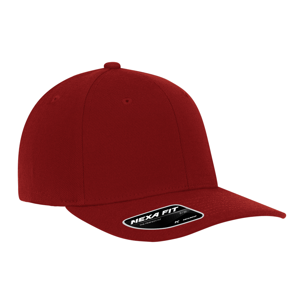 (ACE700) Nexa Fit™ 6 Panel Acrylic Wool Fitted Cap