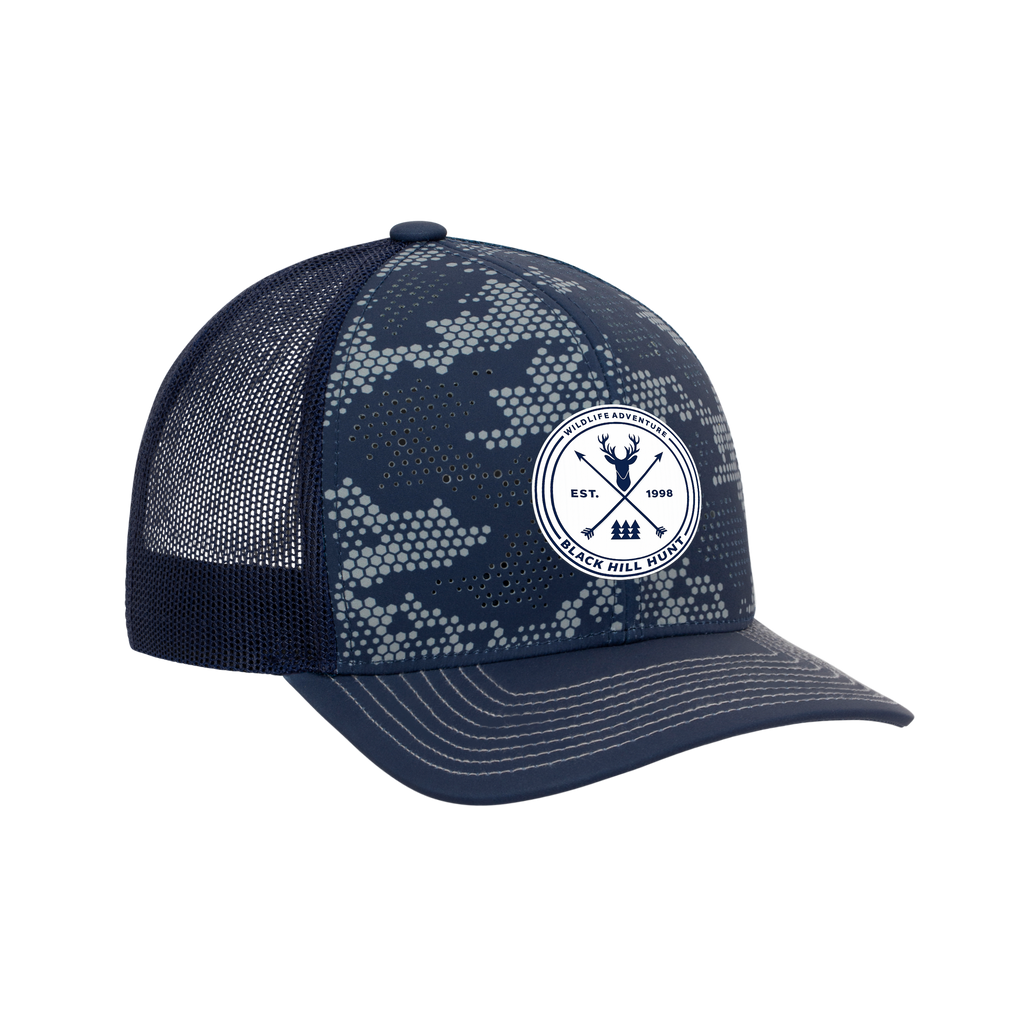 (DFW300PR) 6 Panel Urban Camo Trucker Cap