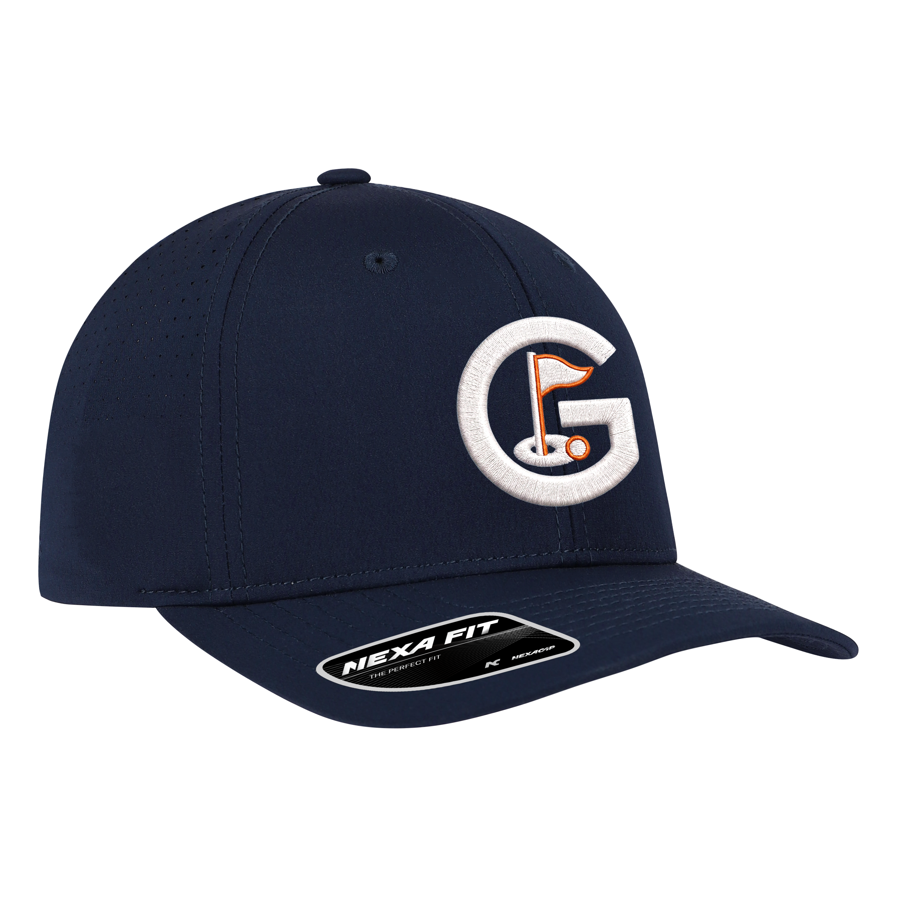 (MVP300) Nexa Fit™ 6 Panel Gradient Perforation Fitted Cap