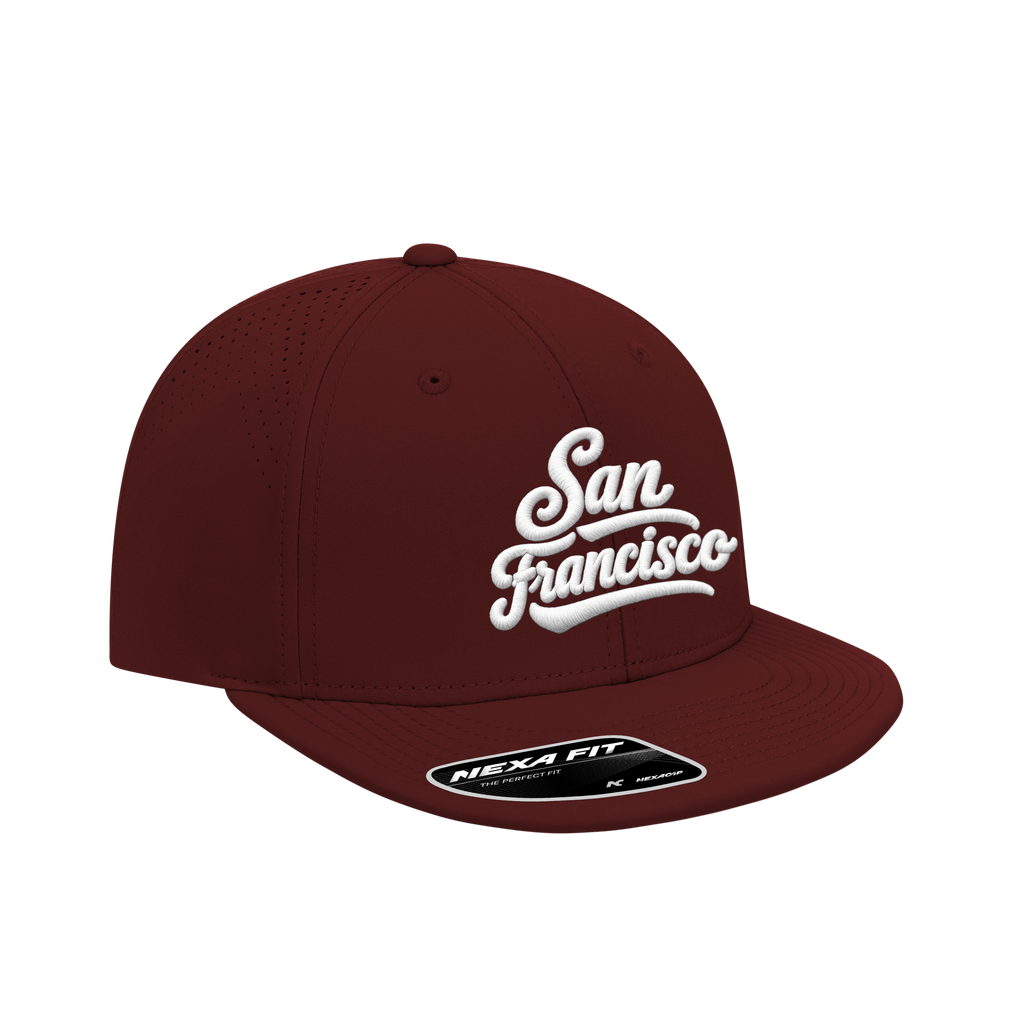 (MVP327) Nexa Fit™ 6 Panel Game Day Perforation Fitted Cap