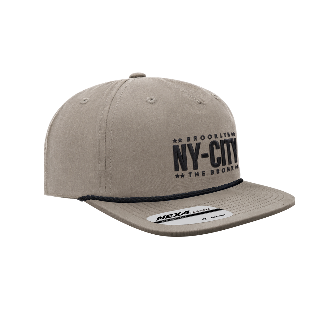 (NYC131B) Nexa Classic™ 5 Panel Relaxed Rope Cap