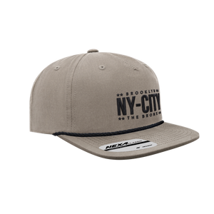 (NYC131B) Nexa Classic™ 5 Panel Relaxed Rope Cap
