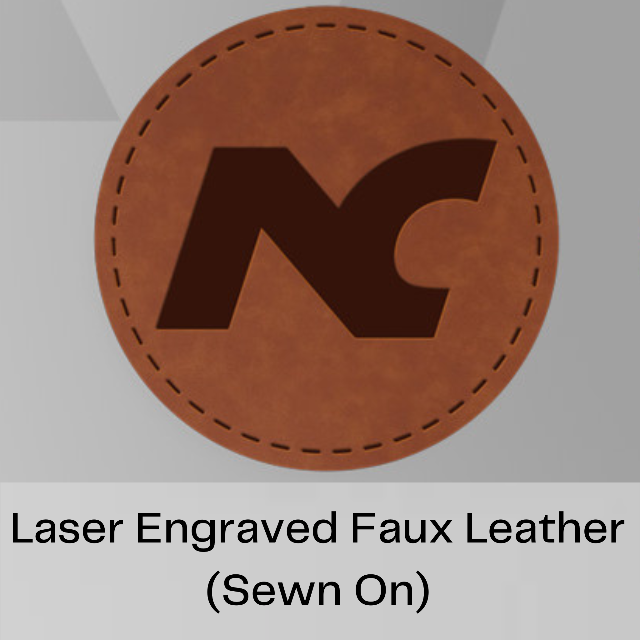 10F. Faux Leather Patch (Sewn On) | 48+ Min