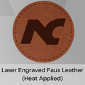 11F. Faux Leather Patch (Heat Applied) | 48+ Min