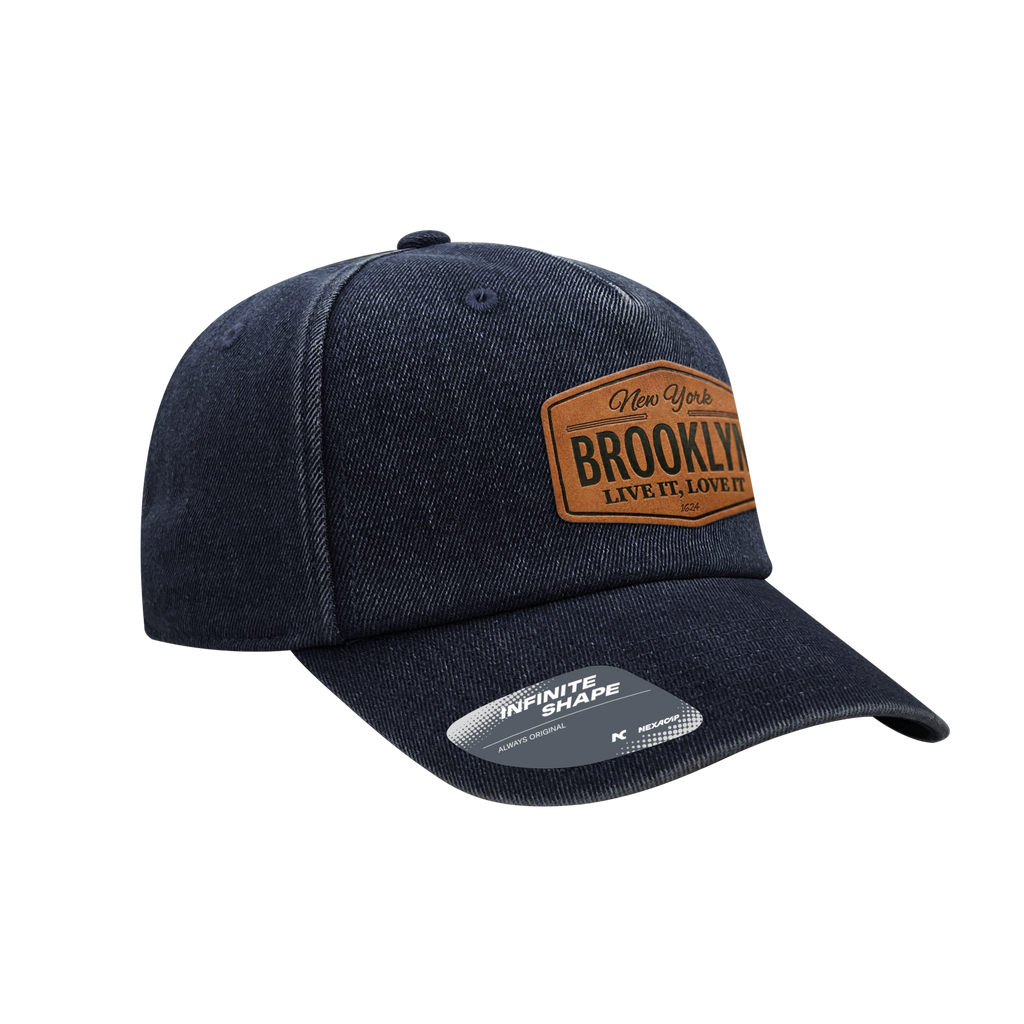 (PAR109D) Infinite Shape™ 5 Panel Denim Cap