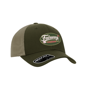 (PRO277) Nexa Fit™ 6 Panel Mesh Back Golf Fitted Cap